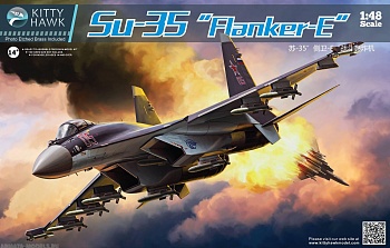KH80142 Истребитель Su-35  (KITTY HAWK) 1/48