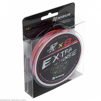 Шнур Extrasense X8 PE Multicolor 150m  1.2/19LB 0.20mm (N-ES-X8-1.2/19LB) NISUS Шнур Extrasense X8 PE Multicolor 150m  1.2/19LB 0.20mm (N-ES-X8-1.2/19LB) NISUS
