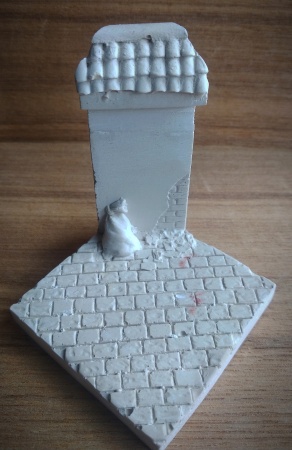 П11AB Фрагмент брусчатой мостовой с оградой