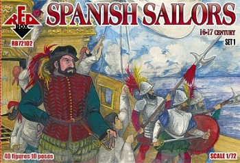 RB72102 Фигуры Spanish Sailors 16-17 century RB72102 Фигуры Spanish Sailors 16-17 century