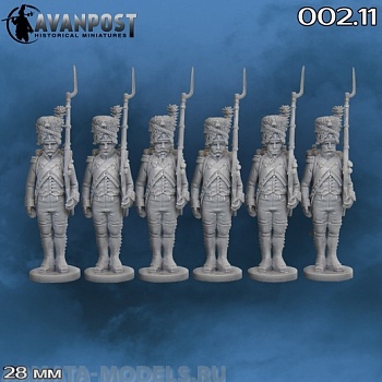 002.11АП Французская линейная пехота: гренадерская рота