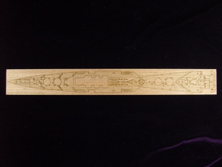 AW20022 Деревянная палуба для HMS HOOD 1931