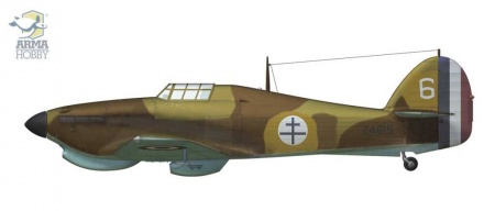 AH70026 Hurricane Mk I trop Western Desert Arma Hobby