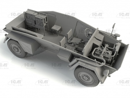 35111 Sd.Kfz. 247 Ausf.B с экипажем ICM