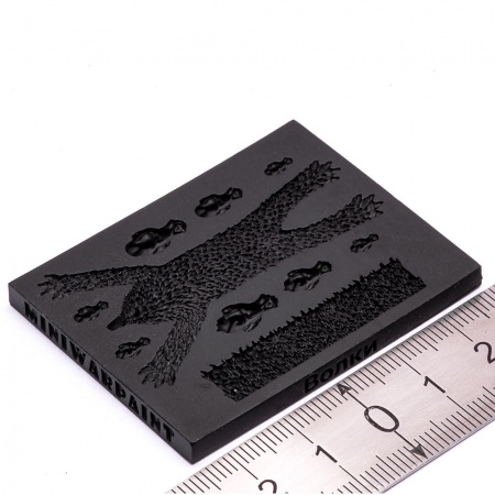 T105MWP Молд Волчьи шкуры и черепа, размер S