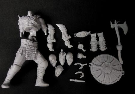 BCK-FC-002 ВАРВАР | Коллекционная миниатюра 75 мм Blood Carrot Knights