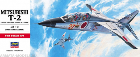 01334-Самолет MITSUBISHI T-2 Hasegawa