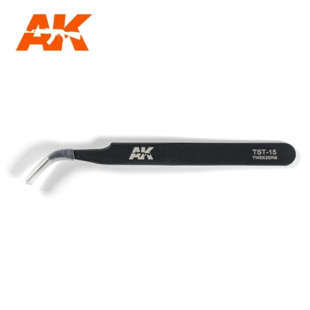 AK9007  Precise Curved Tweezers