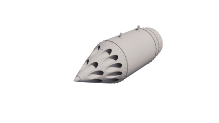 AM0039 Нурс С-8 пустой (2 шт) Arma Models