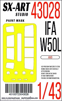 43028SX Окрасочная маска IFA W50L (AVD)