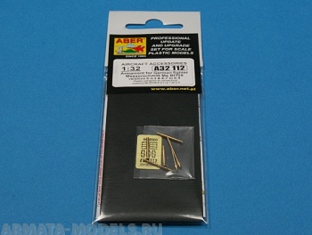 ABR-A32-112  Дополнения для  Armament for German fighter Me 109E-3 to E-9 для  1/32 ABR-A32-112  Дополнения для  Armament for German fighter Me 109E-3 to E-9 для  1/32