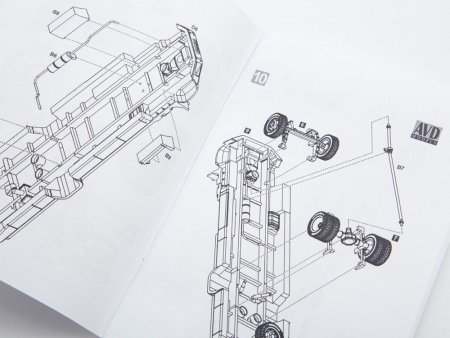 4071AVD Сборная модель Автобус ЗИЛ-3250 AVD Models