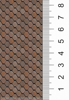 040tkb015 Текстура битумной черепицы для макетов. Лист А4.