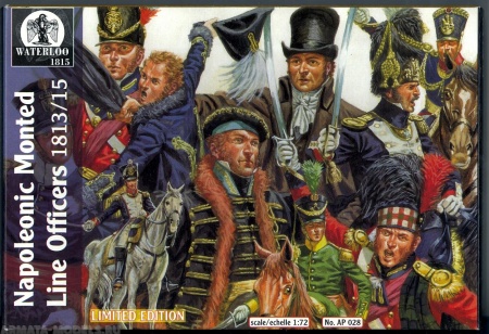 AP028 Napoleonic Mounted Line Officers 1815 WATERLOO