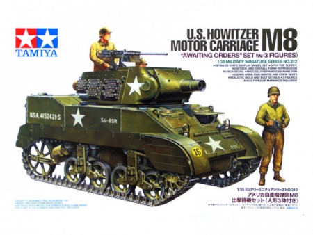 35312T Американская самоходка Howitzer Motor Carriage M8 Tamiya