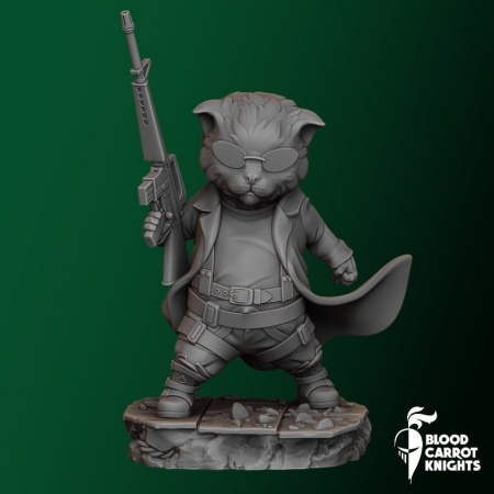 BCK-FC-009 Мео | Коллекционная миниатюра 70 мм Blood Carrot Knights
