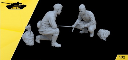 AM72489 Фигуры “подарок Гитлеру” 2 шт. Arma Models