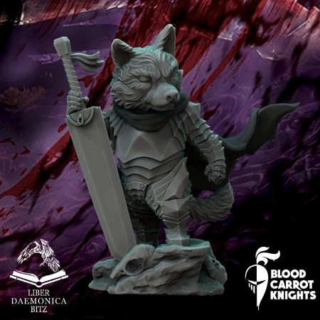 BCK-FC-013 Гатс | Коллекционная миниатюра 70 мм (Gurrts) Blood Carrot Knights