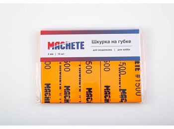 0143MCH Шкурка шлифовальная на губке Р1500, MACHETE 0143MCH Шкурка шлифовальная на губке Р1500, MACHETE