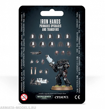 55-09GW Набор улучшений для Примарисов ордена Железных Рук (Iron Hands Primaris Upgrades and Transfers)