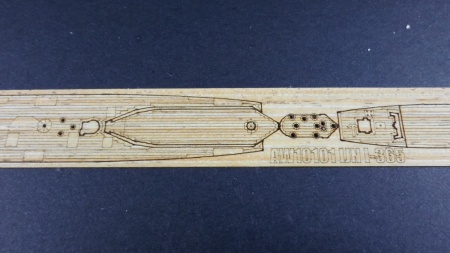 AW10101 Деревянная палуба для IJN Submarine I-365