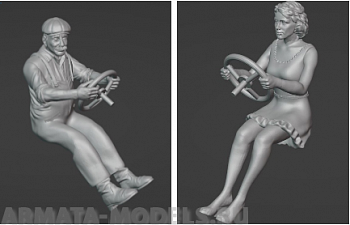 НЕ-43024 Шофёры 2 фигуры НЕ-43024 Шофёры 2 фигуры