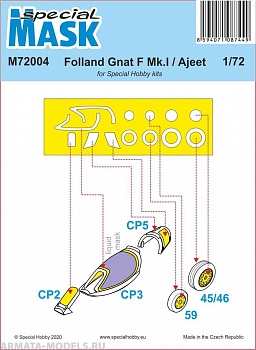 M72004 Folland Gnat/Ajeet Mask