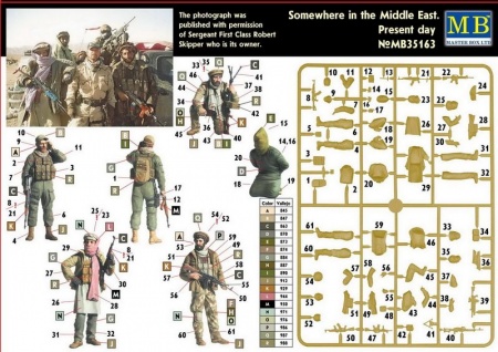 MB35163 Где-то на Востоке. Наше время, фигуры Master Box (MB)