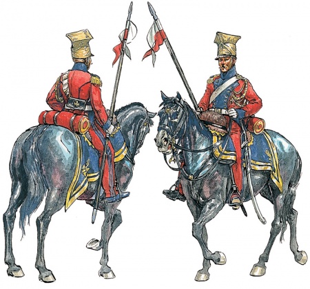 6039ИТ Солдатики Polish - Dutch Lancers (Napoleonic Wars) Italeri