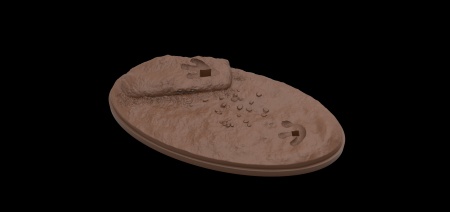 DINO35012-1 Подставка для фигурки Теризинозавр