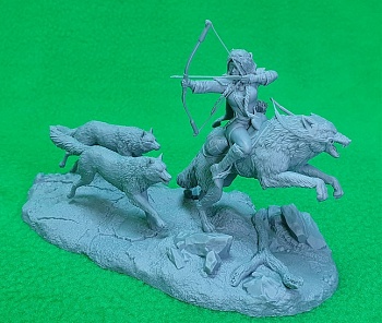 6027 миниатюра &amp;quot;Василиса на волке&amp;quot;