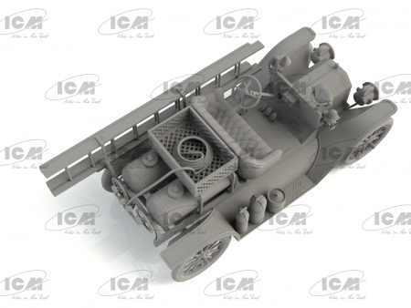 Автомобиль Model T 1914 Fire Truck с американскими пожарными ICM