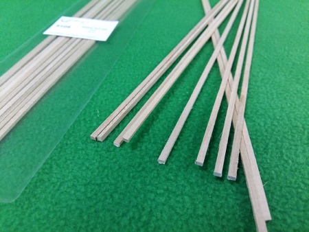 5108SV рейки 2х3 - длина 300 мм - липа - 10 шт
