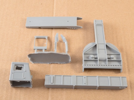 1449AVD Сборная модель Лаповый снегоуборщик С-4 AVD Models