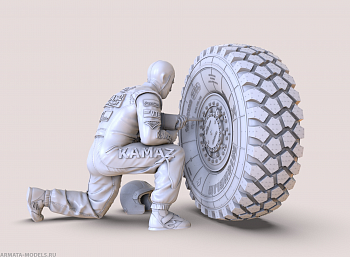 AM4323 Пилот КАМАЗ Мастер откручивает колесо AM4323 Пилот КАМАЗ Мастер откручивает колесо