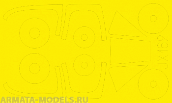 JX169ED  Окрасочная маска Gloster Meteor MK4 (for HK Models kit) 1/32