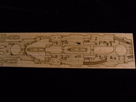 AW20045 Деревянная палуба для IJN Kirishima 1941