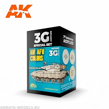 AK11650 Набор красок IDF AFV COLOR COMBOS