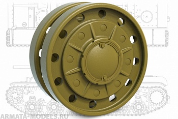 35218MIN КВ-1,КВ-2 Опорный каток раннего типа (Обр. 39-40гг)