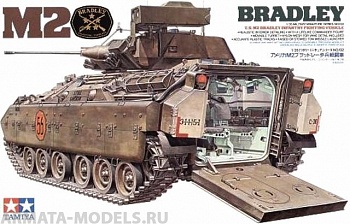 35132T Американский БTР M2 Bradley IFV с внутренним интерьером, 1фигура.