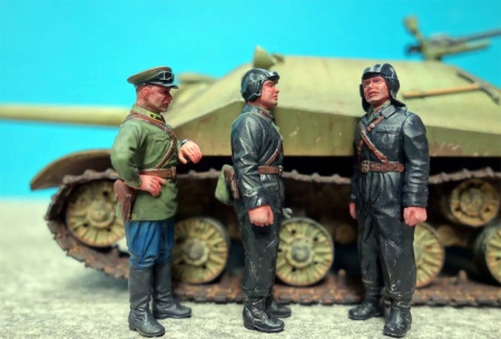 Набор фигурок 35181 Фигуры Советский танковый экипаж (1939-1942) ICM Набор фигурок 35181 Фигуры Советский танковый экипаж (1939-1942) ICM
