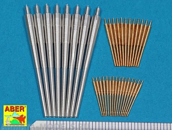 ABR-1:400-L-01  Дополнения для  Set of barrels for Bismarck,Tirpitz для  1/400 ABR-1:400-L-01  Дополнения для  Set of barrels for Bismarck,Tirpitz для  1/400