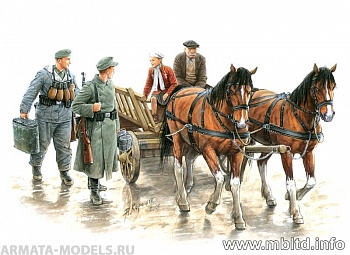 Набор фигурок MB3538 Где-то в Европе, 1944-45, фигуры