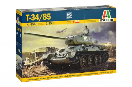 6545ИТ Танк T-34/85 ZAVOD 183 Mod.44 Italeri