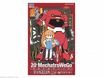 52279-Механические роботы с фигурками 20 MechatroWeGo x Evangelion Unit-02 + Asuka Langley