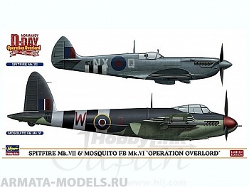 02096 Набор SPITFIRE Mk.VII / MOSQUITO FB Mk.VI OPERATION OVERLORD
