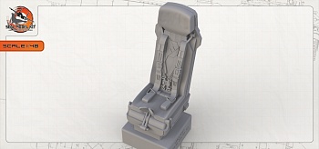 smk48065 Высокодетализированное кресло с подвесной системой для Ка-50