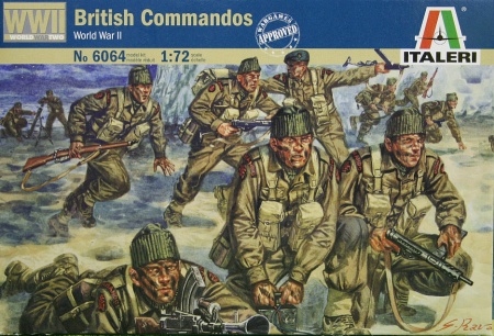 6064ИТ Солдатики British Commandos Italeri