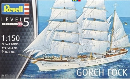 05417 Трёхмачтовый барк «Горх Фок» Revell