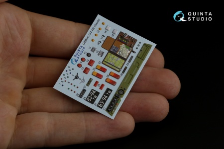 QD35040 3D Декаль интерьера кабины UAZ-452 (Zvezda)